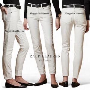 Ralph Lauren Collection rinsed white 105 skinny jeans *shop@iamwarrior